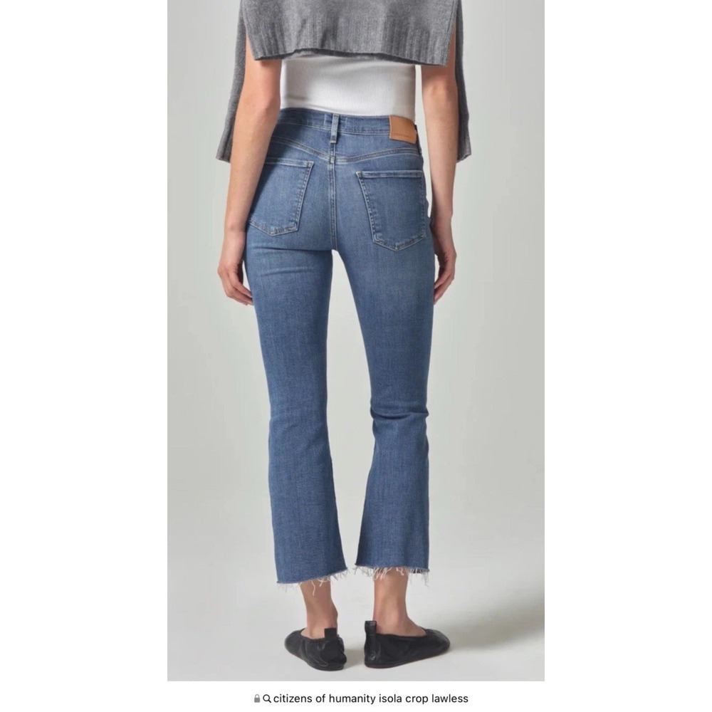 Citizen's of Humanity Isola jeans Anthropologie Size 32 Crop Boot Lawless